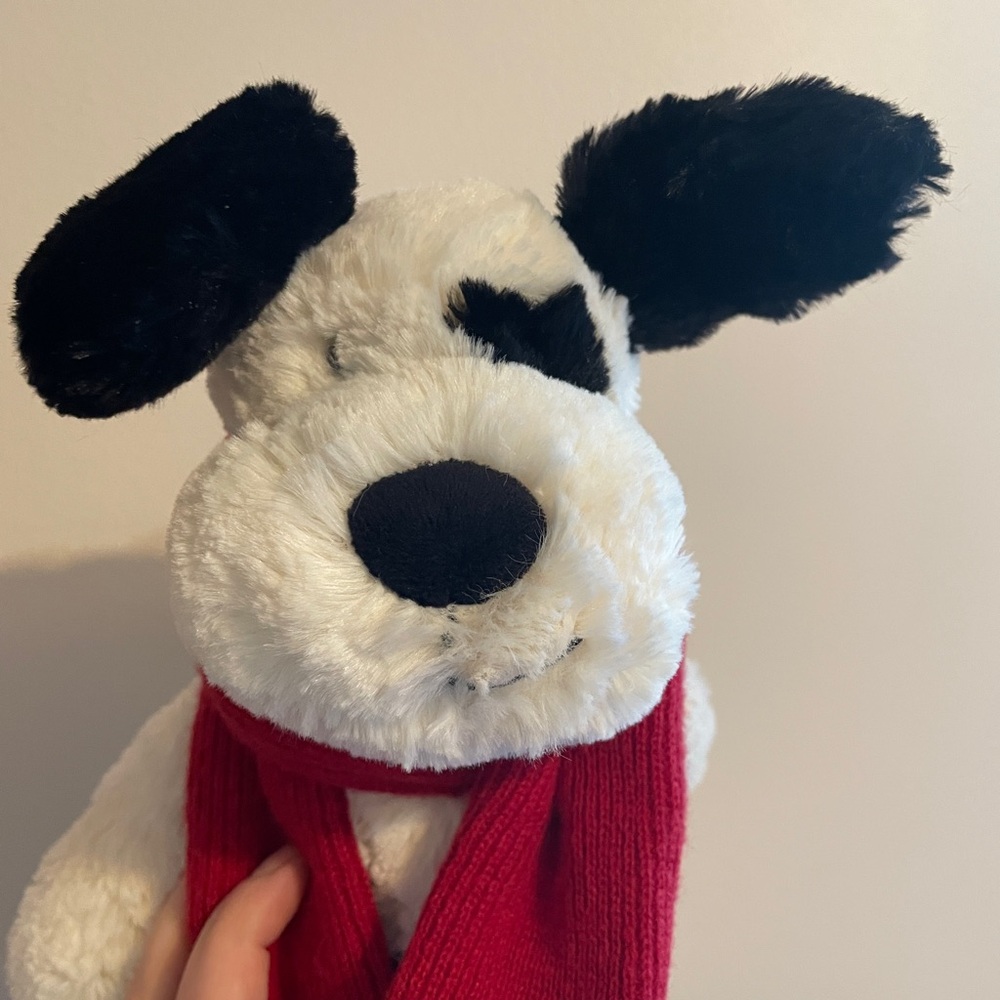 NWT jellycat London Bashful Winter Puppy